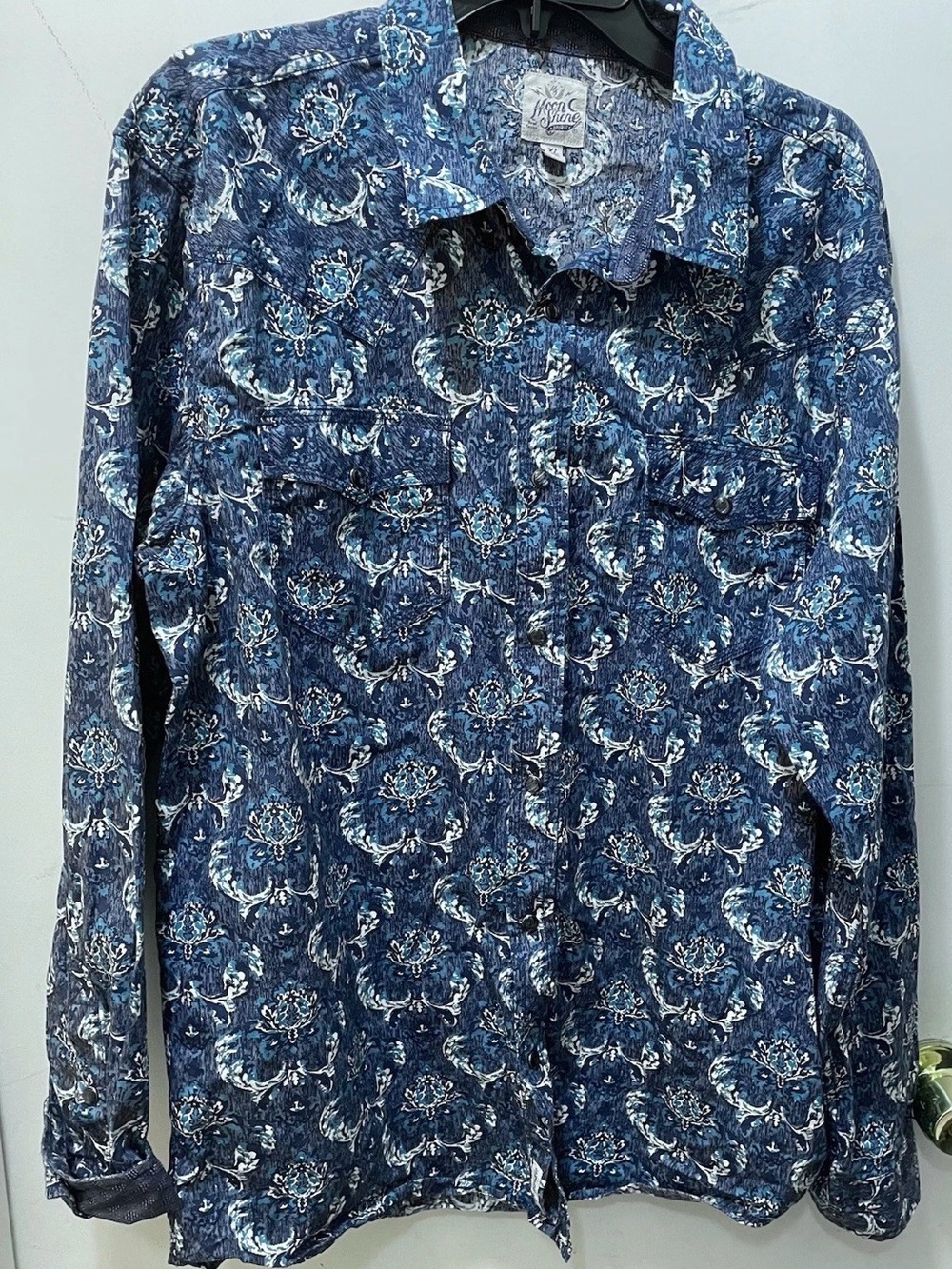 Moonshine Spirit By Brad Paisley Shirt Western Flip Cuff Pearl Snap Men's Sz XL